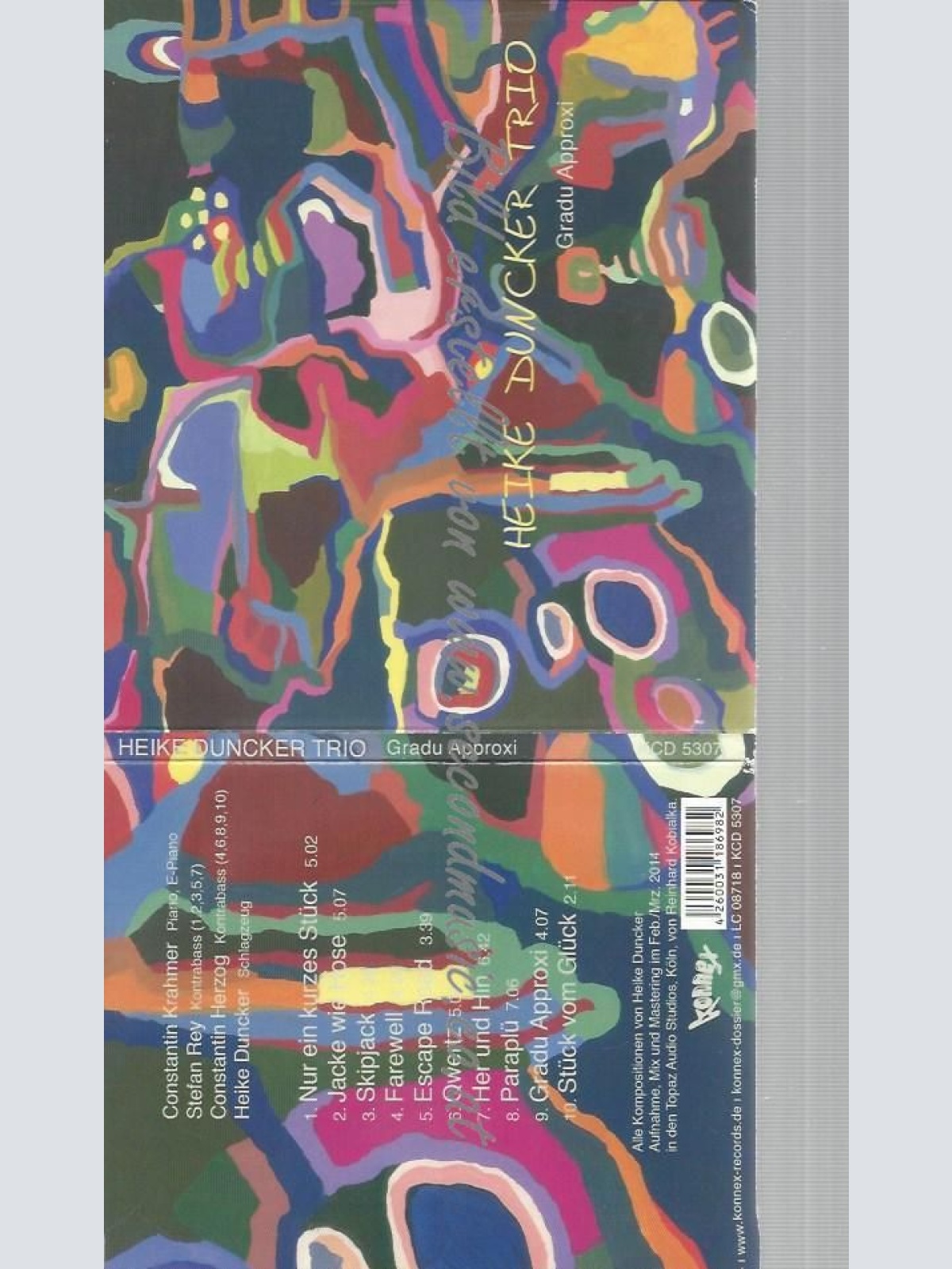 CD--DUNCKER,HEIKE TRIO--GRADU APPROXI