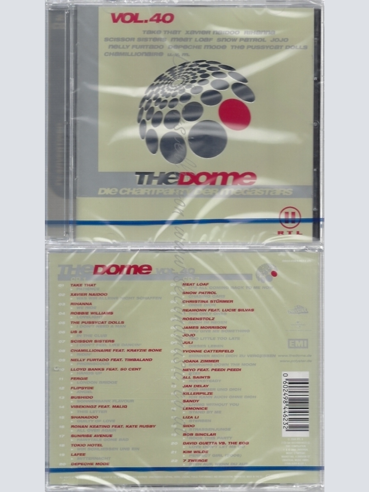 CD--NM-SEALED-VARIOUS -2006- - DOPPEL-CD -- THE DOME VOL.40