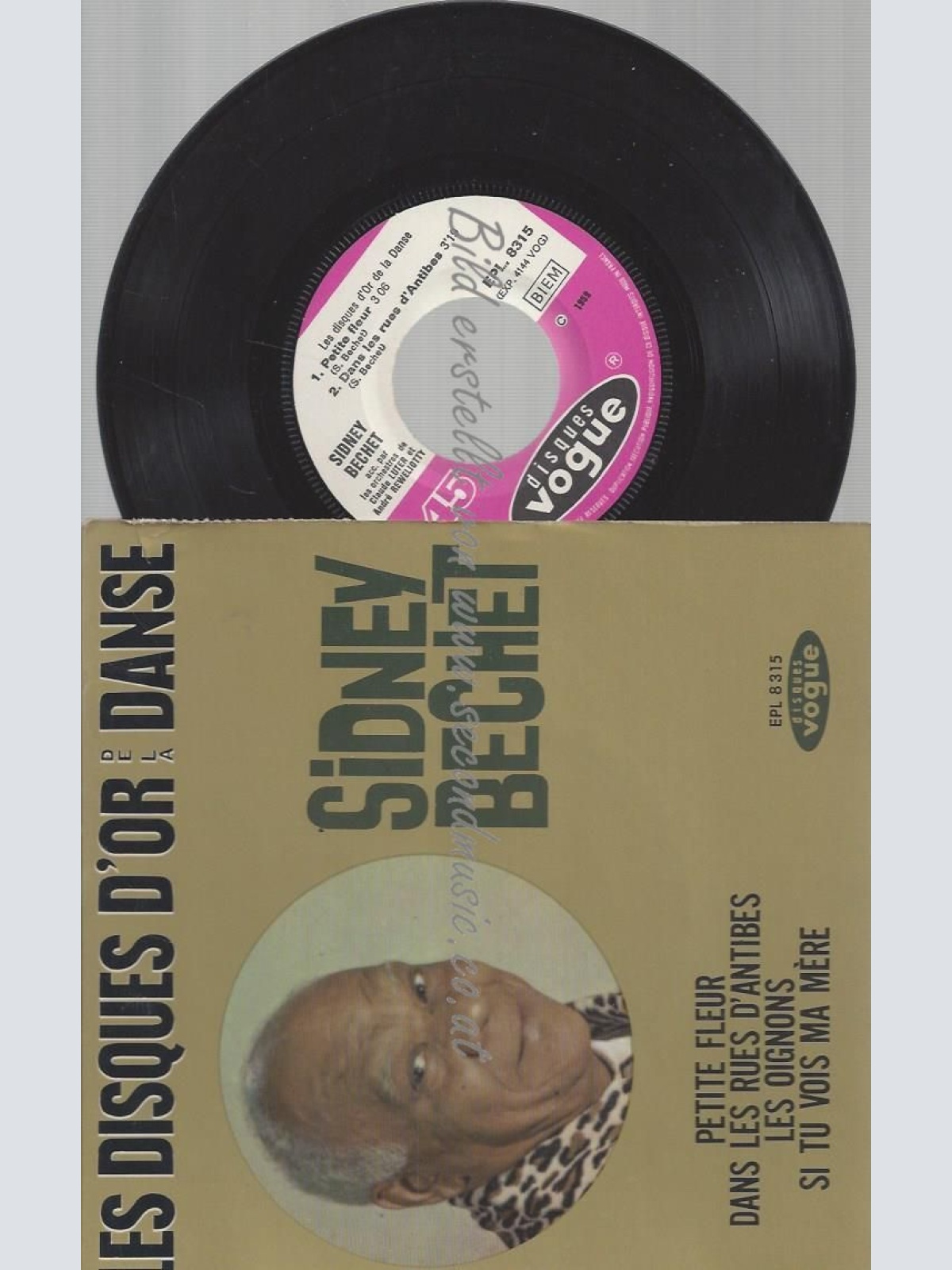 7" EP  SIDNEY BECHET LES DISQUES D'OR DE LA DANSE