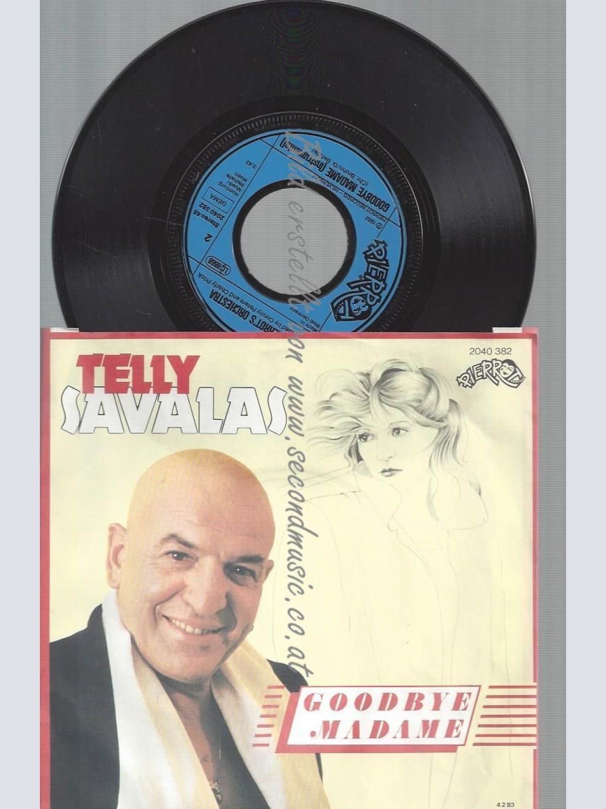 7" TELLY SAVALAS GOODBYE MADAME