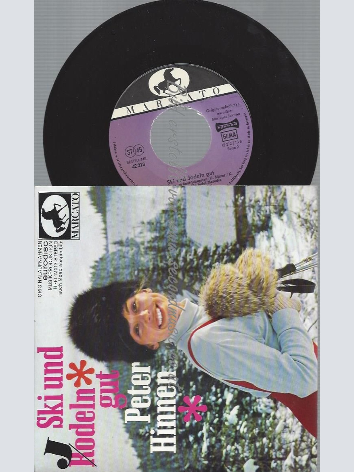 7"   Peter Hinnen – Ski Und Jodeln Gut