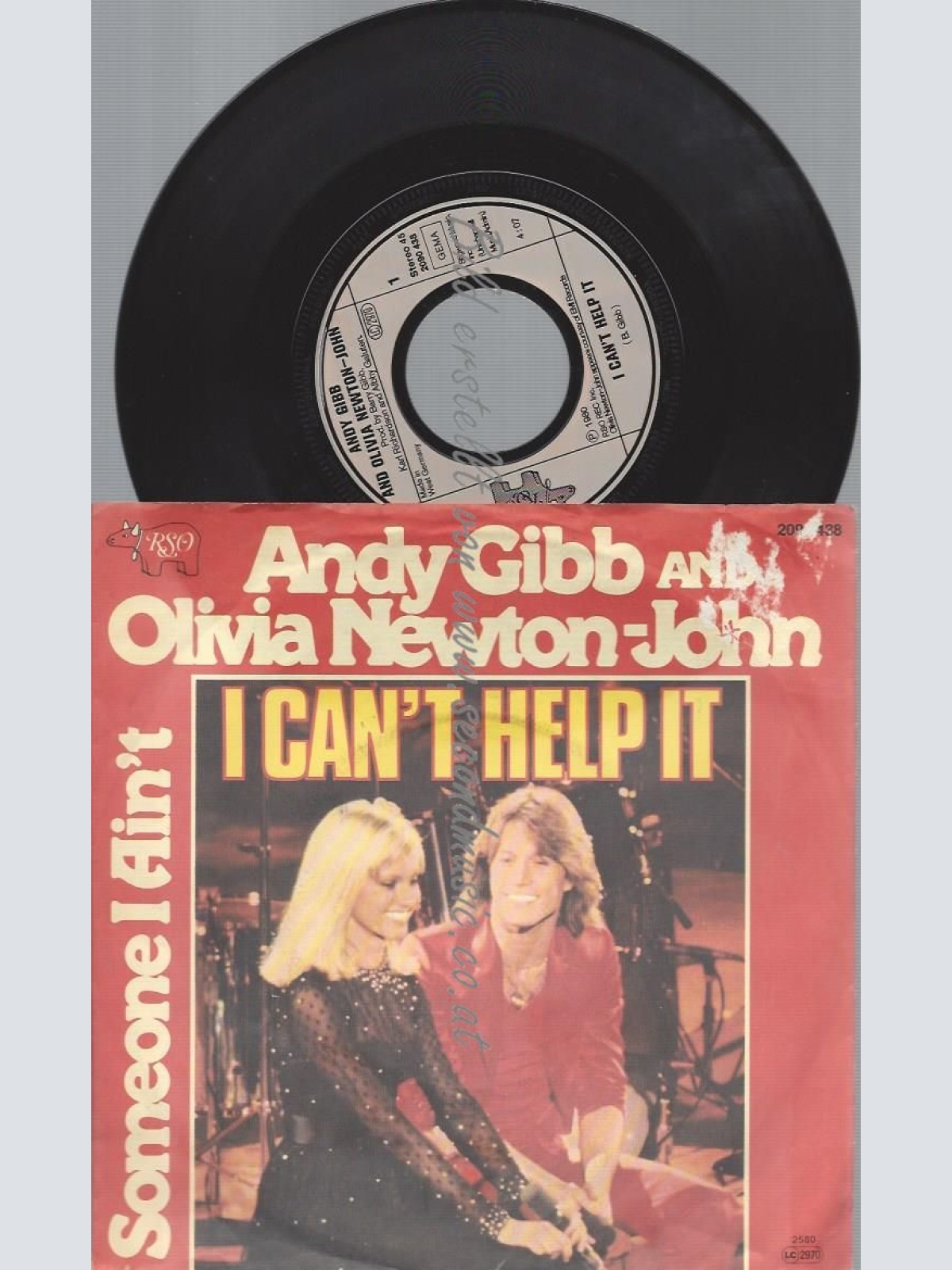 7"   Andy Gibb & Olivia Newton-John – I Can't Help It  /  GERMANY