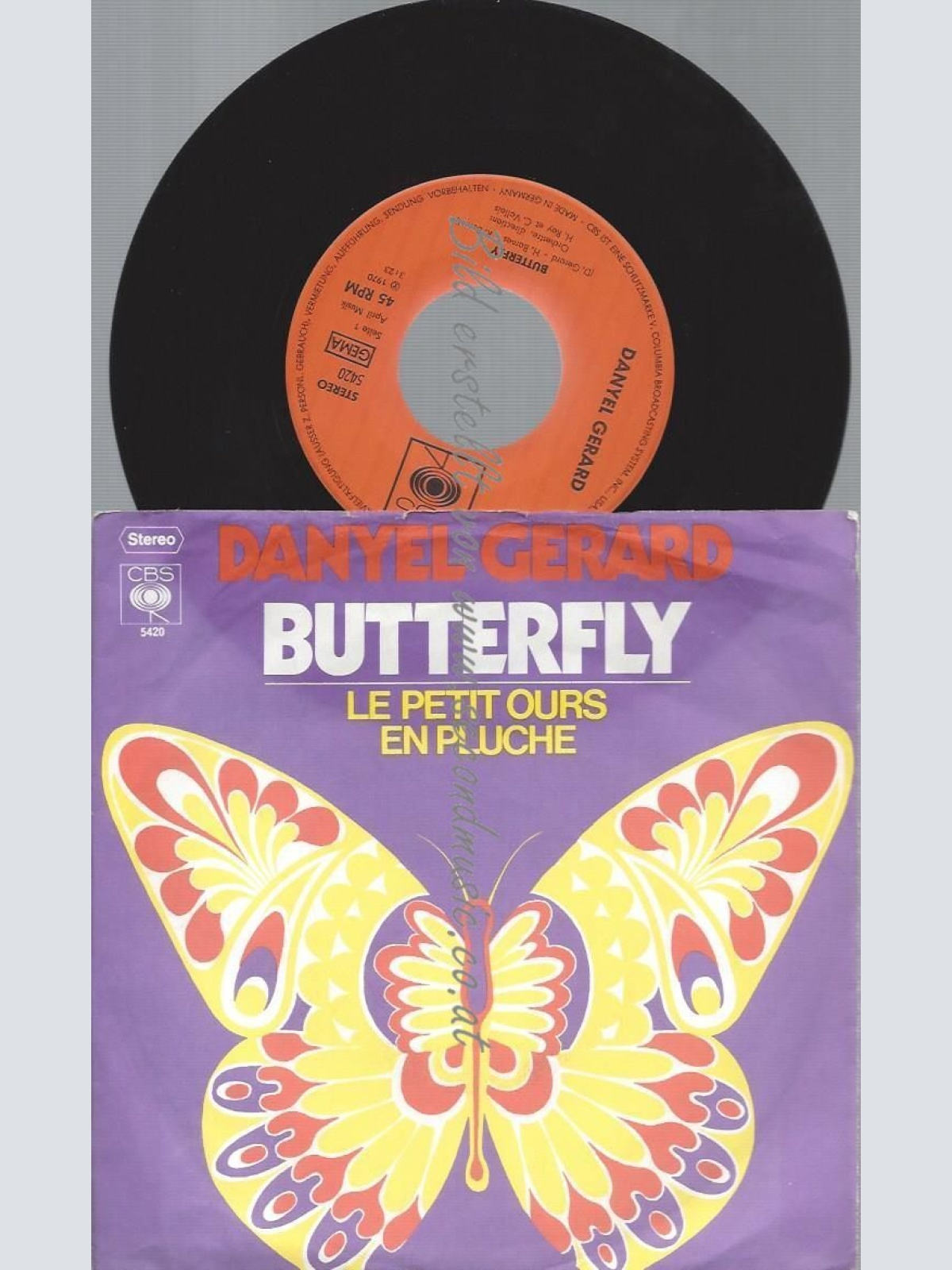 7" Danyel Gerard  Butterfly