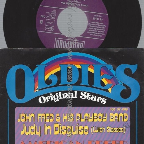 7" John Fred & His Playboy Band / American Breed Judy In Disguise  / Bend Me,