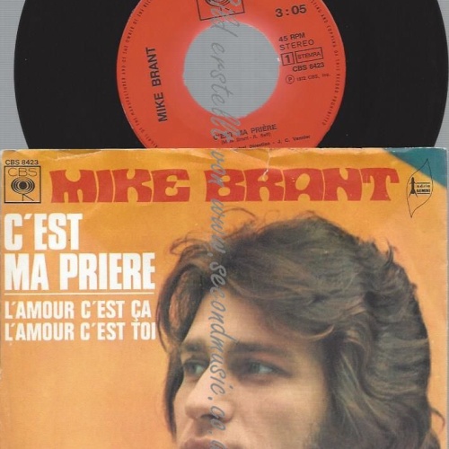7"  Mike Brant  C'est Ma Prière
