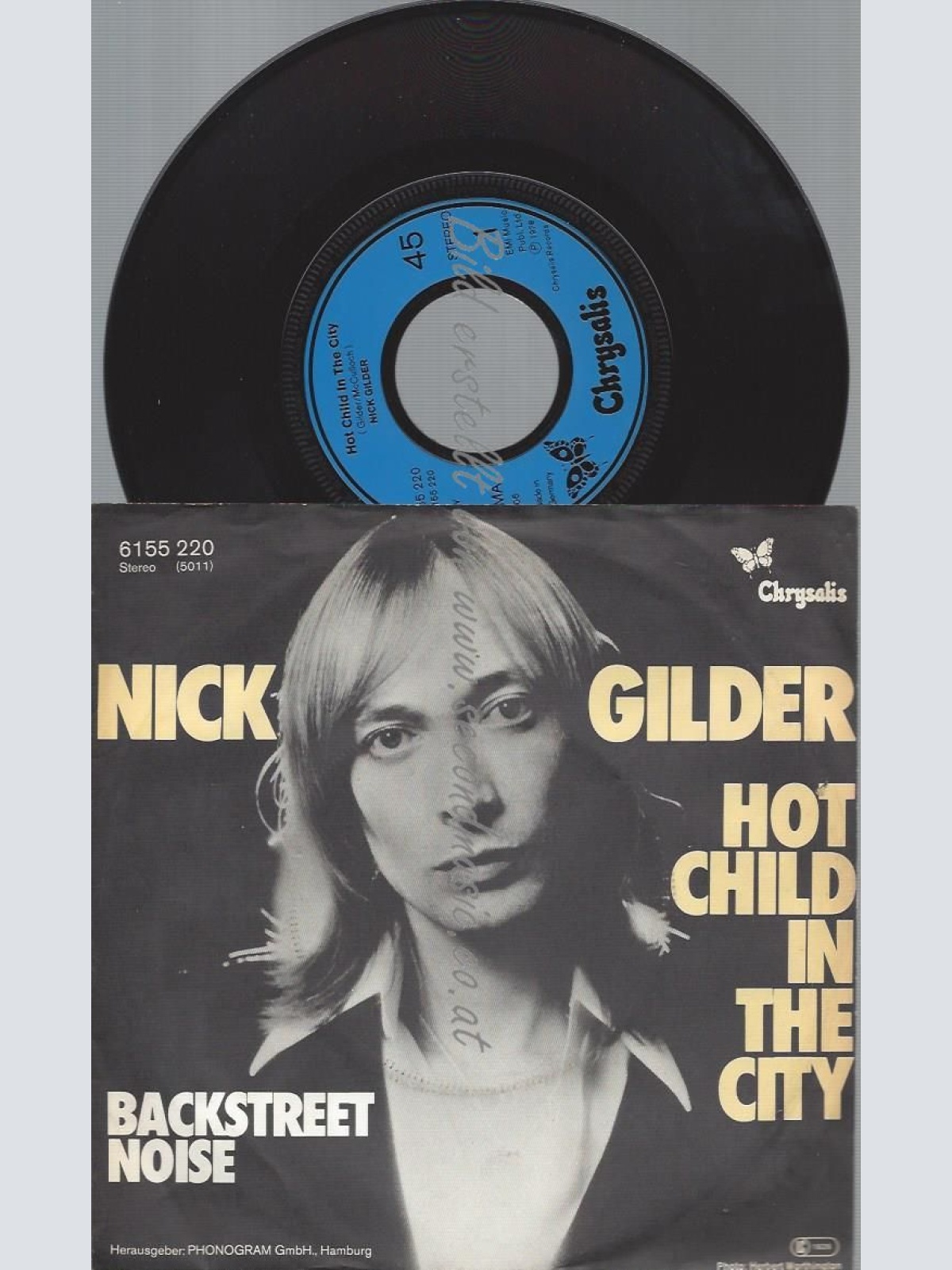 7"  Nick Gilder  Hot Child In The City