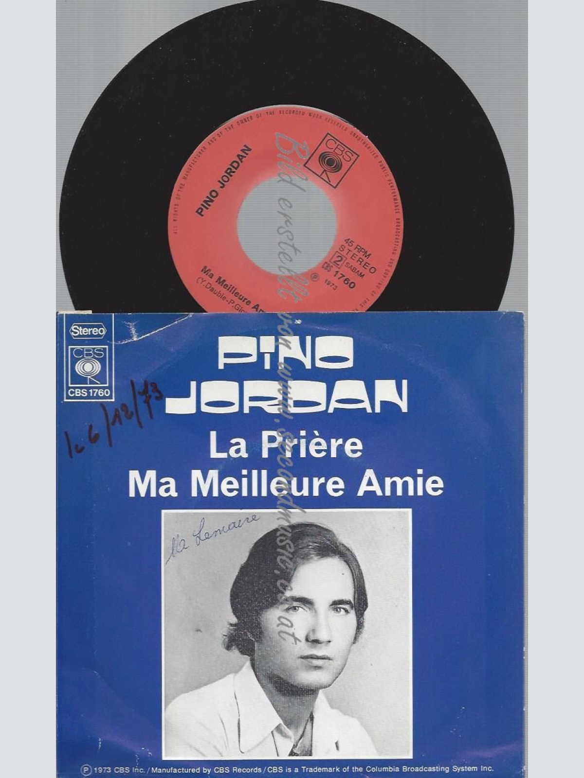 7" PINO JORDAN LA PRIERE
