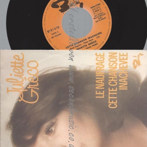 7" Juliette Gréco – Le Naufragé