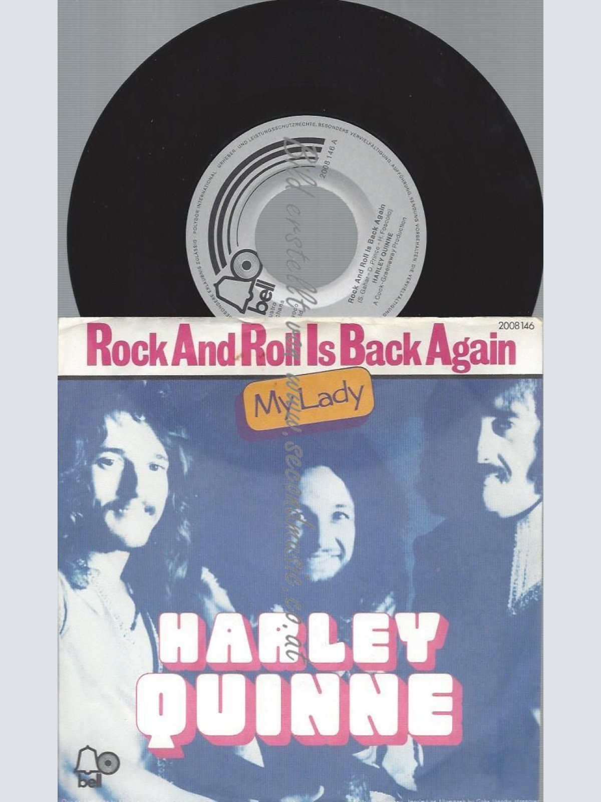 7" Harley Quinne – Rock And Roll Is Back Again