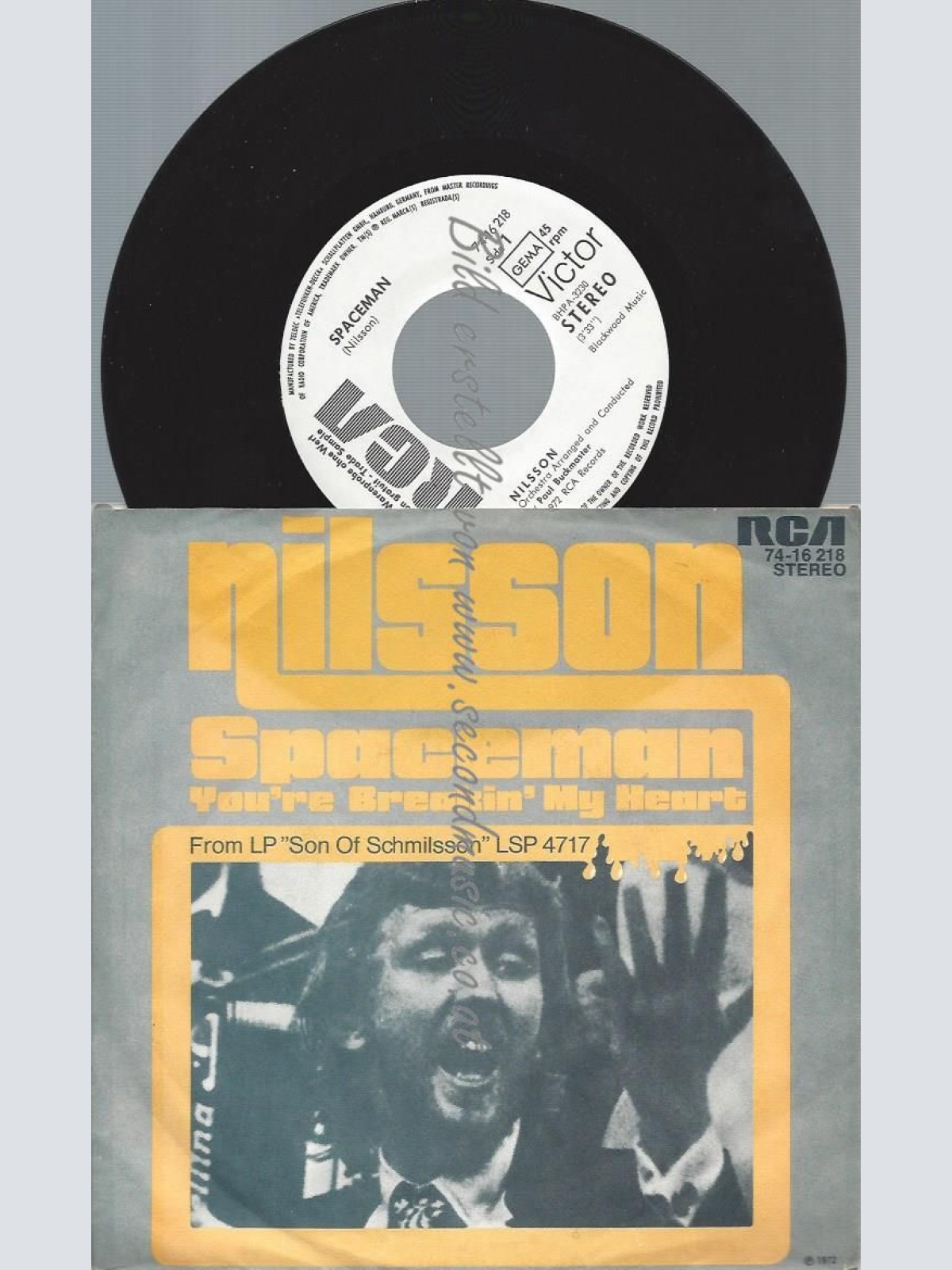 7"   Nilsson Spaceman  // PROMO