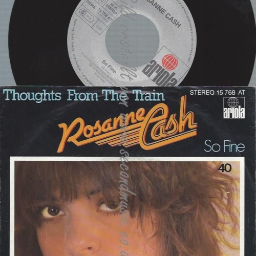 7"  Rosanne Cash  Thoughts From The Train
