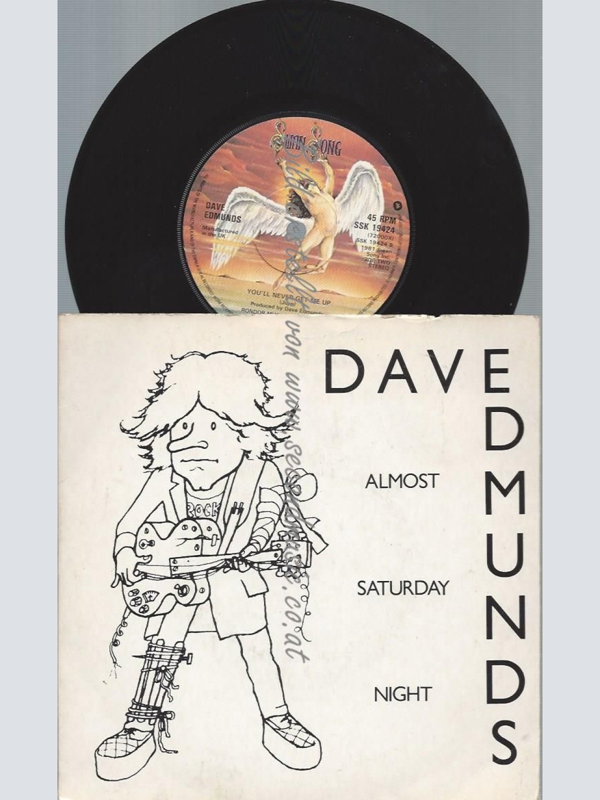 7"   Dave Edmunds  Almost Saturday Night