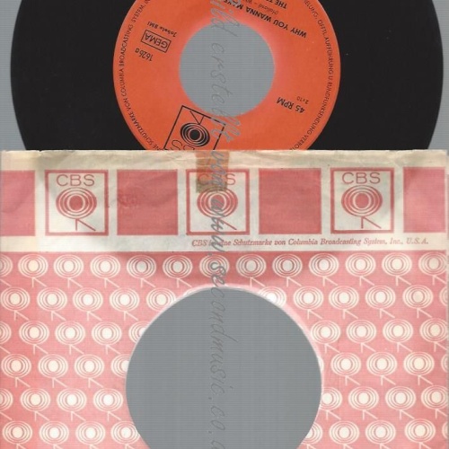 7"  The Temptations – Why You Wanna Make Me Blue