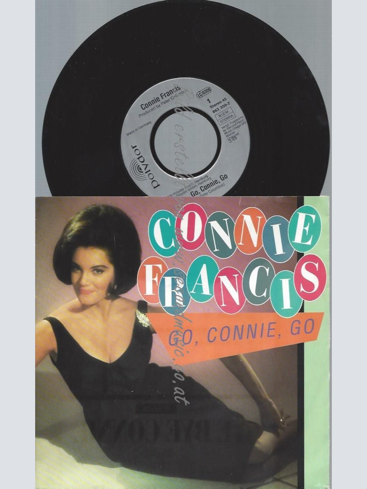 7"  Connie Francis – Go, Connie, Go