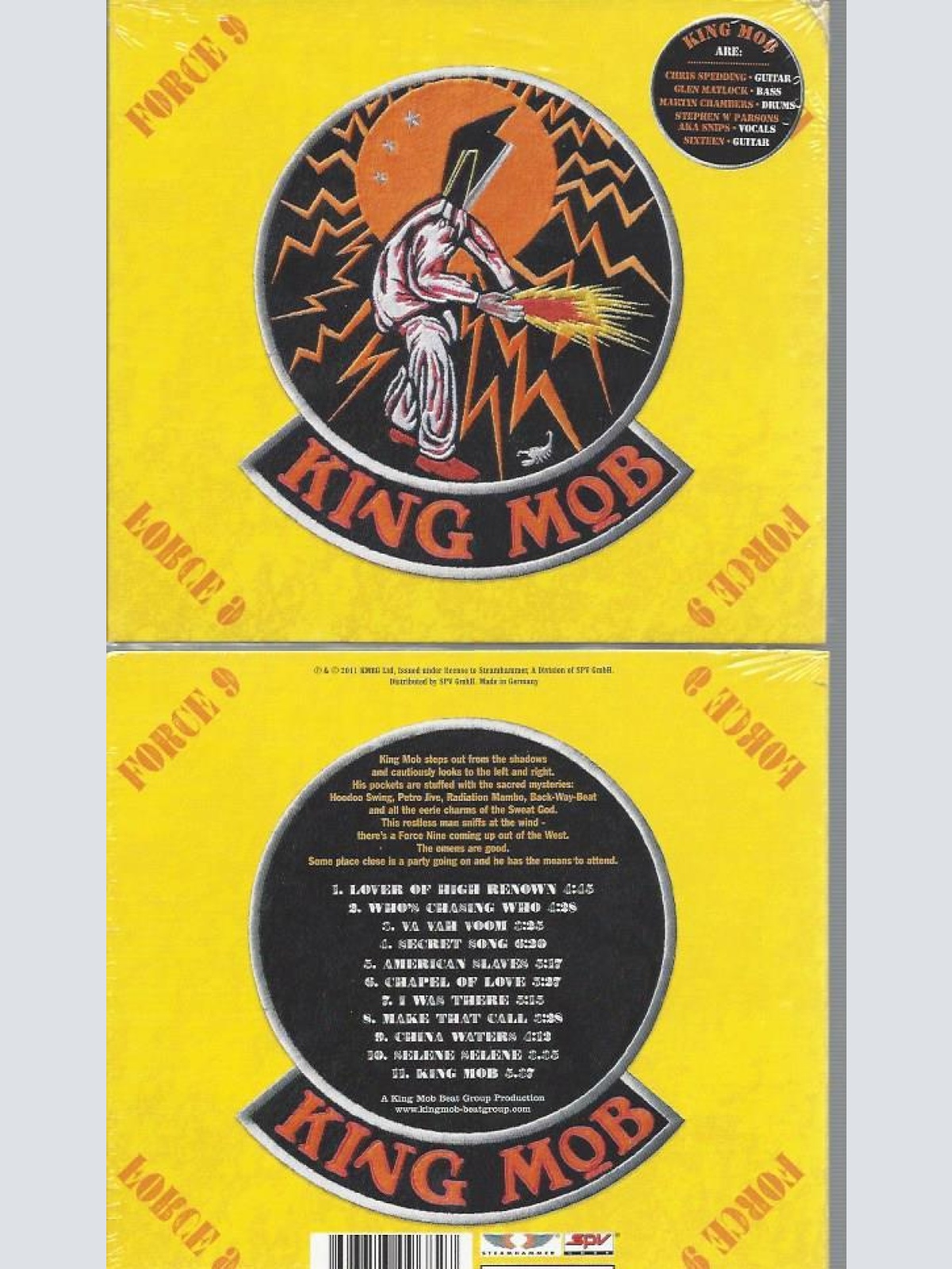 CD--Force 9  King Mob