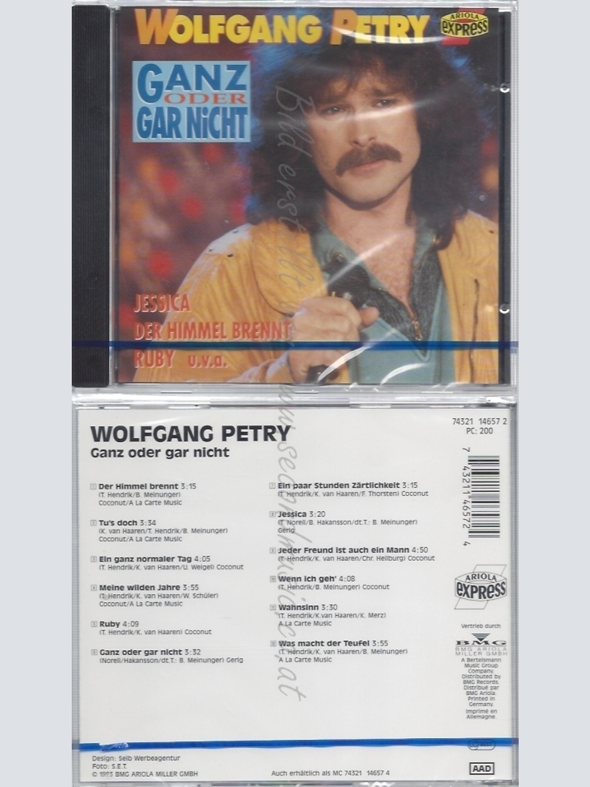 CD--NM-SEALED-WOLFGANG PETRY -1993- -- GANZ ODER GAR NICHT