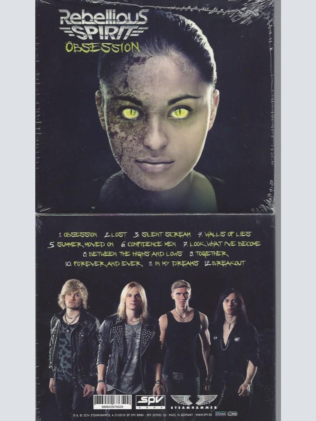 CD--Obsession  Rebellious Spirit