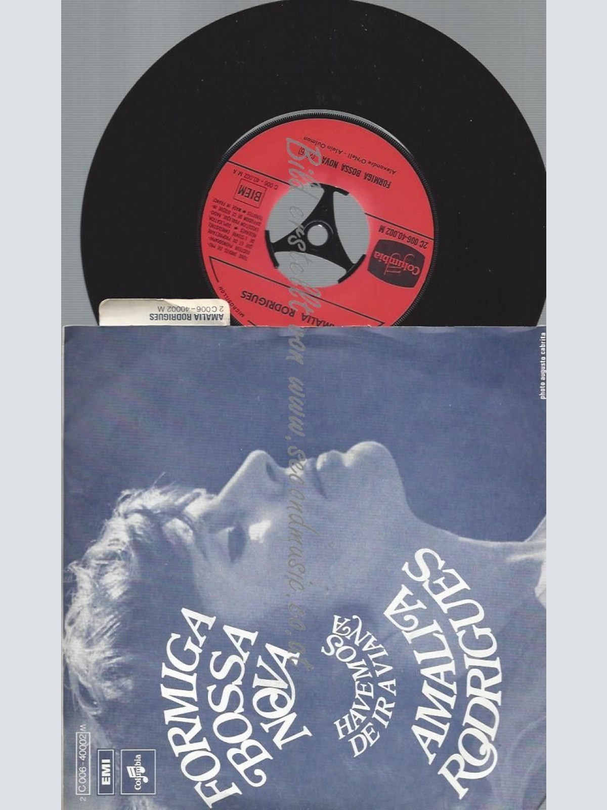 7"  Amália Rodrigues – Formiga Bossa Nova