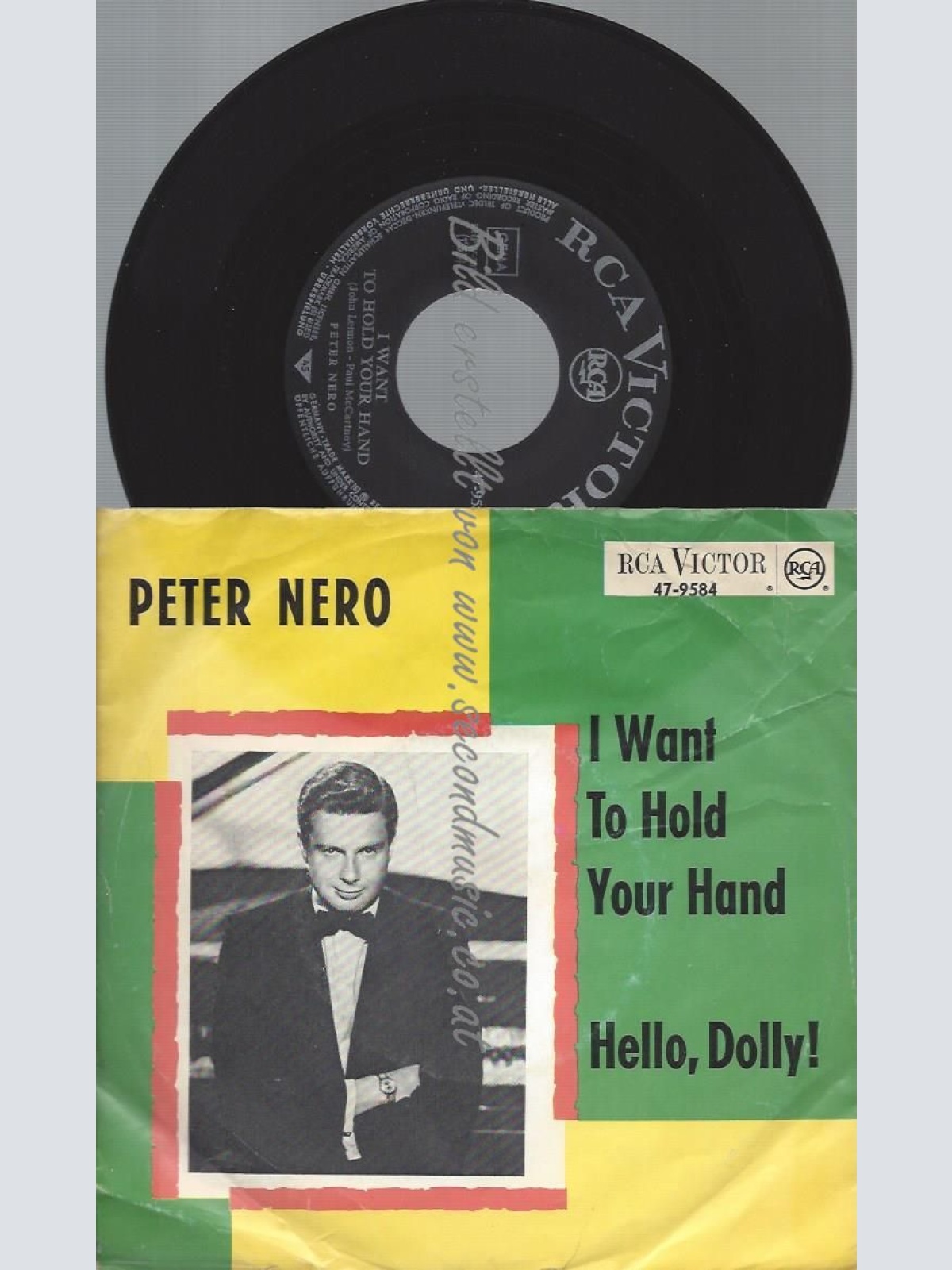 7"  PETER NERO I WANT TO HOLD YOUR HAND // BEATLES