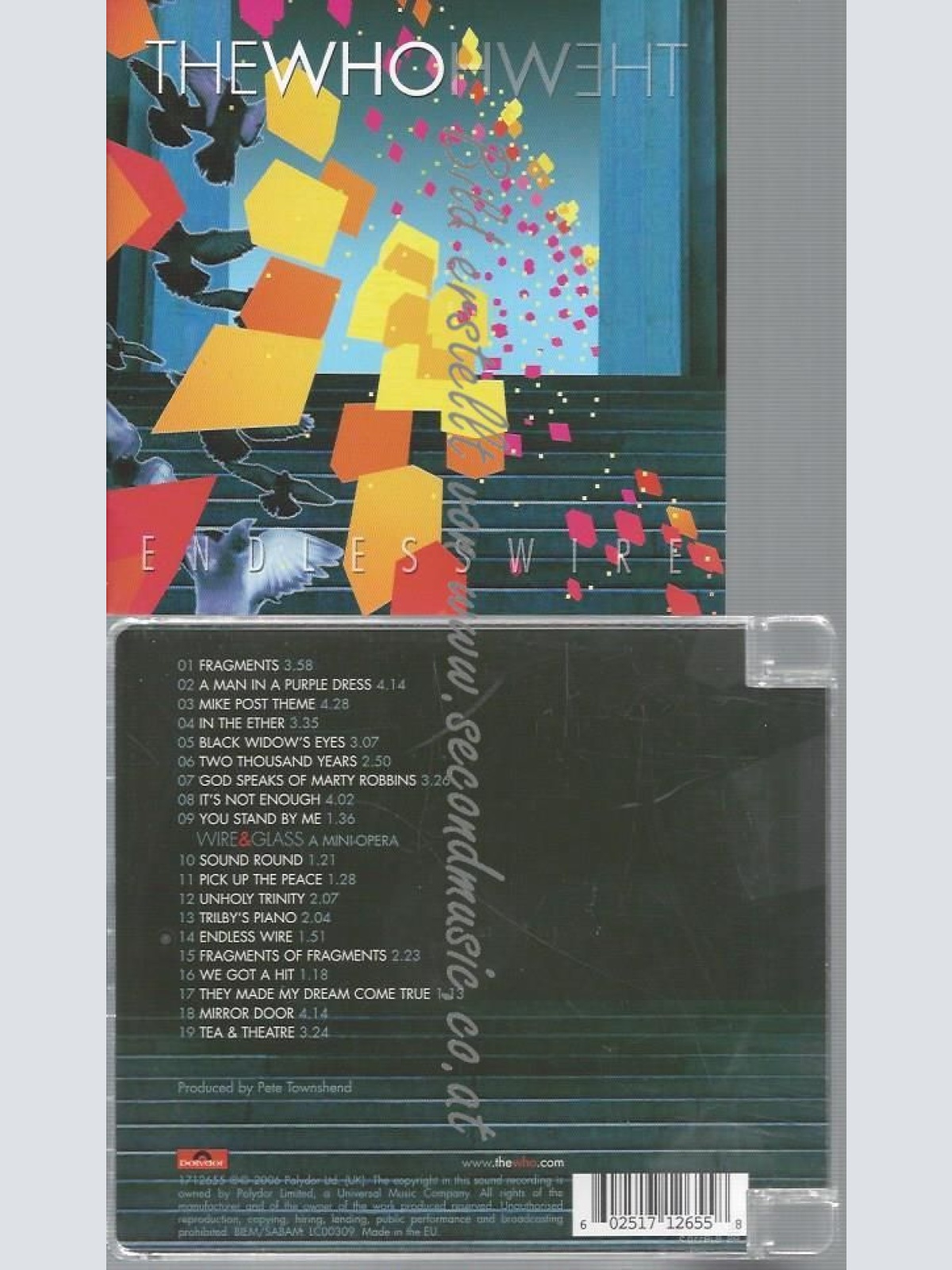 CD--THE WHO--ENDLESS WIRE