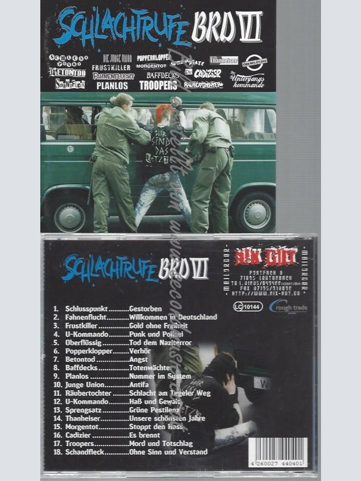 CD--VARIOUS--SCHLACHTRUFE BRD VOL.7