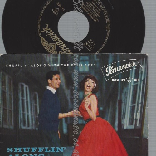 7"   SHUFFLIN ALONG WITH THE FOUR ACES