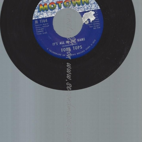 7"    Four Tops – It's All In The Game