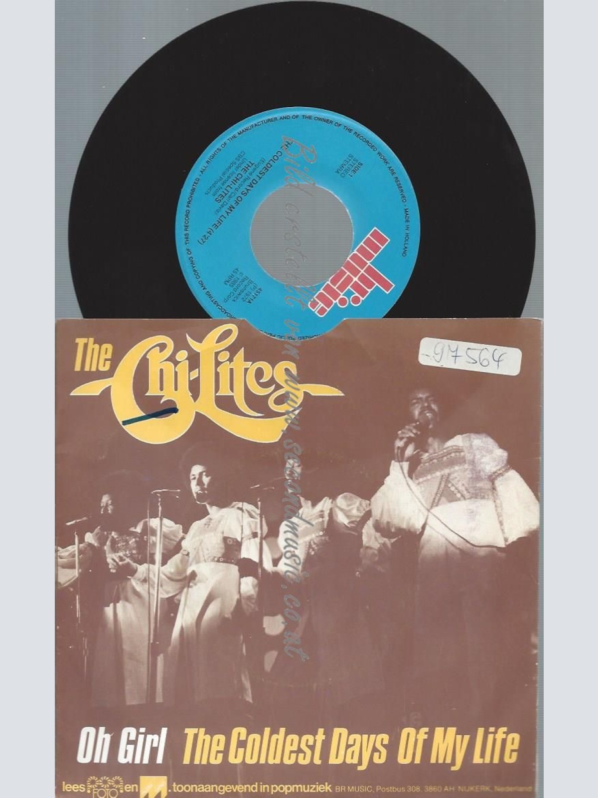 7"   The Chi-Lites – The Coldest Days Of My Life