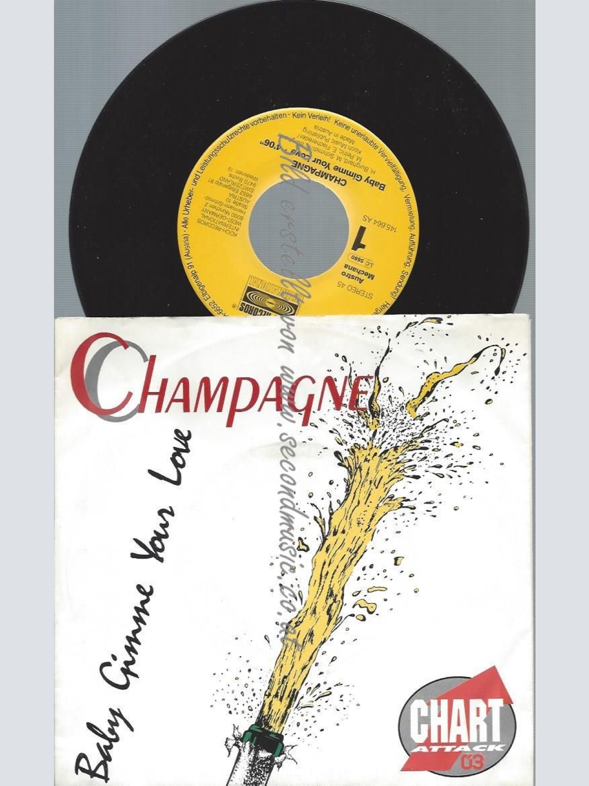 7" Champagne   Baby Gimme Your Love