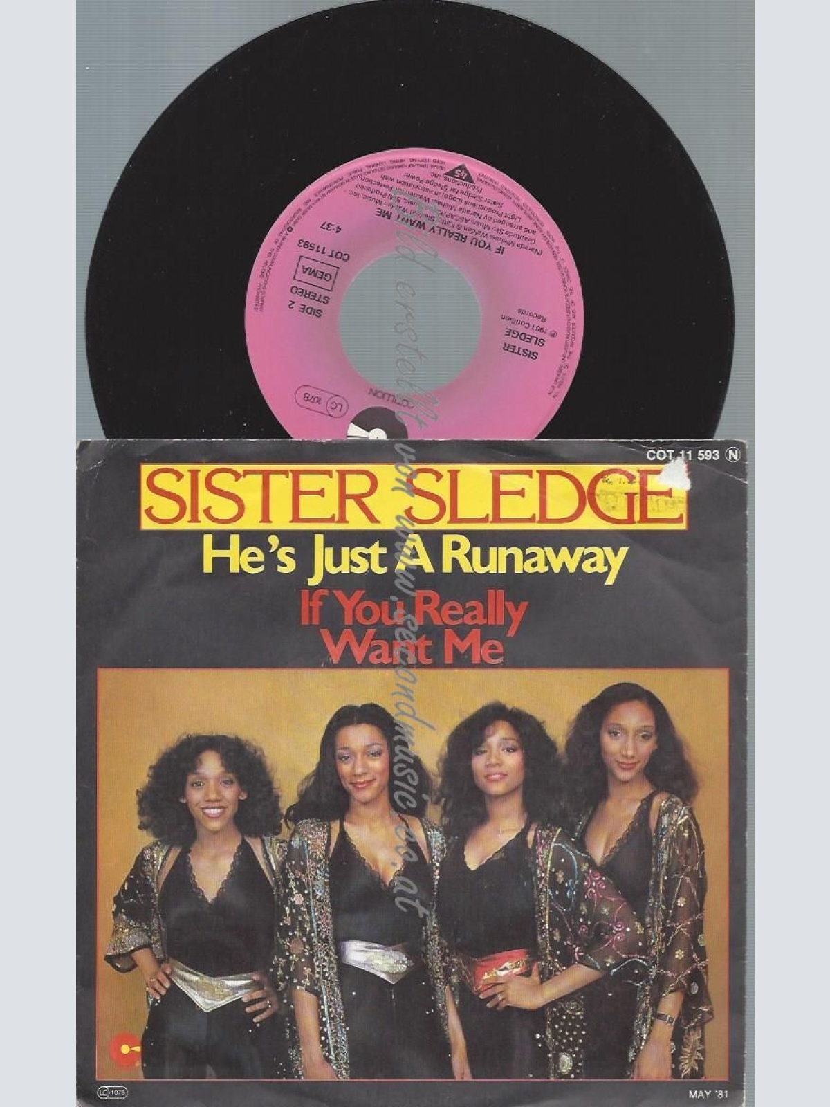 7"  Sister Sledge – He's Just A Runaway