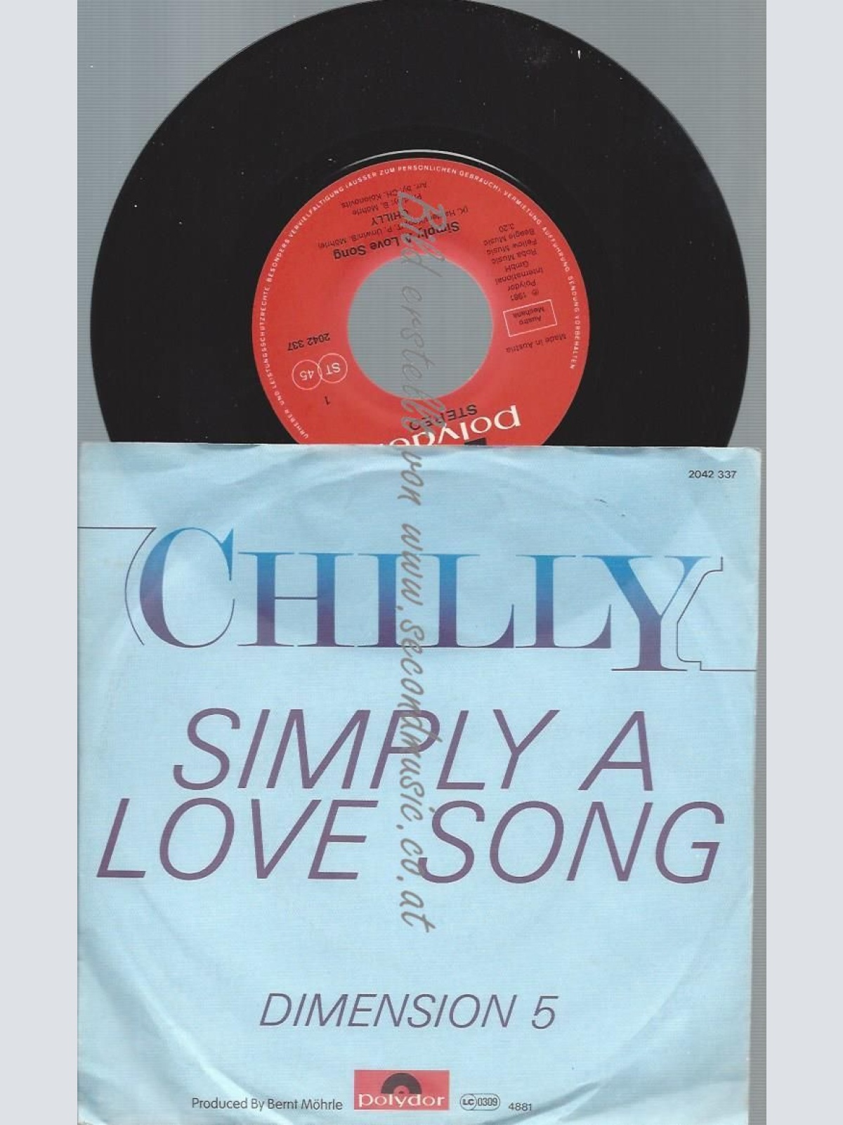 7"   Chilly  Simply A Love Song // AT