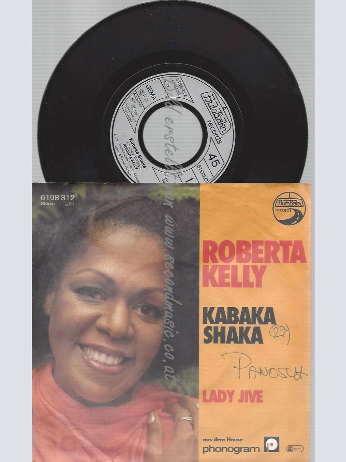 7"  Roberta Kelly  Kabaka Shaka
