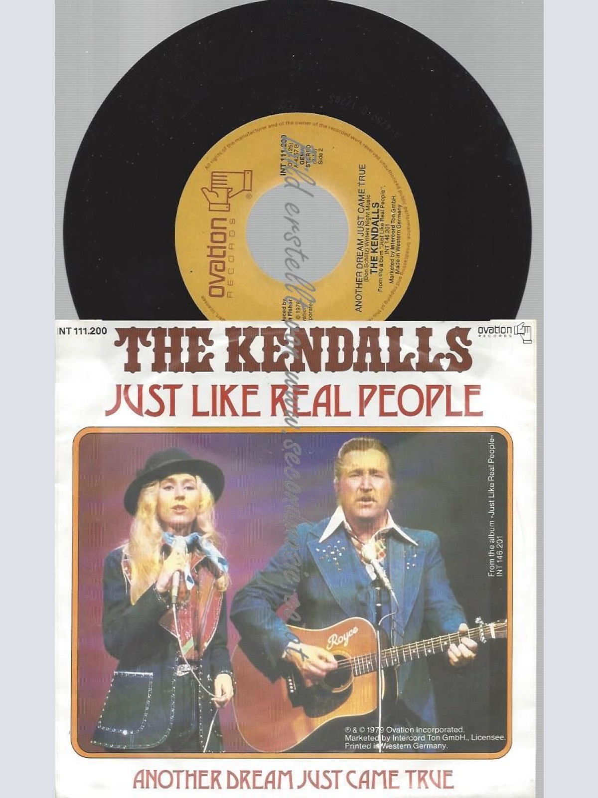 7"  The Kendalls – Just Like Real People