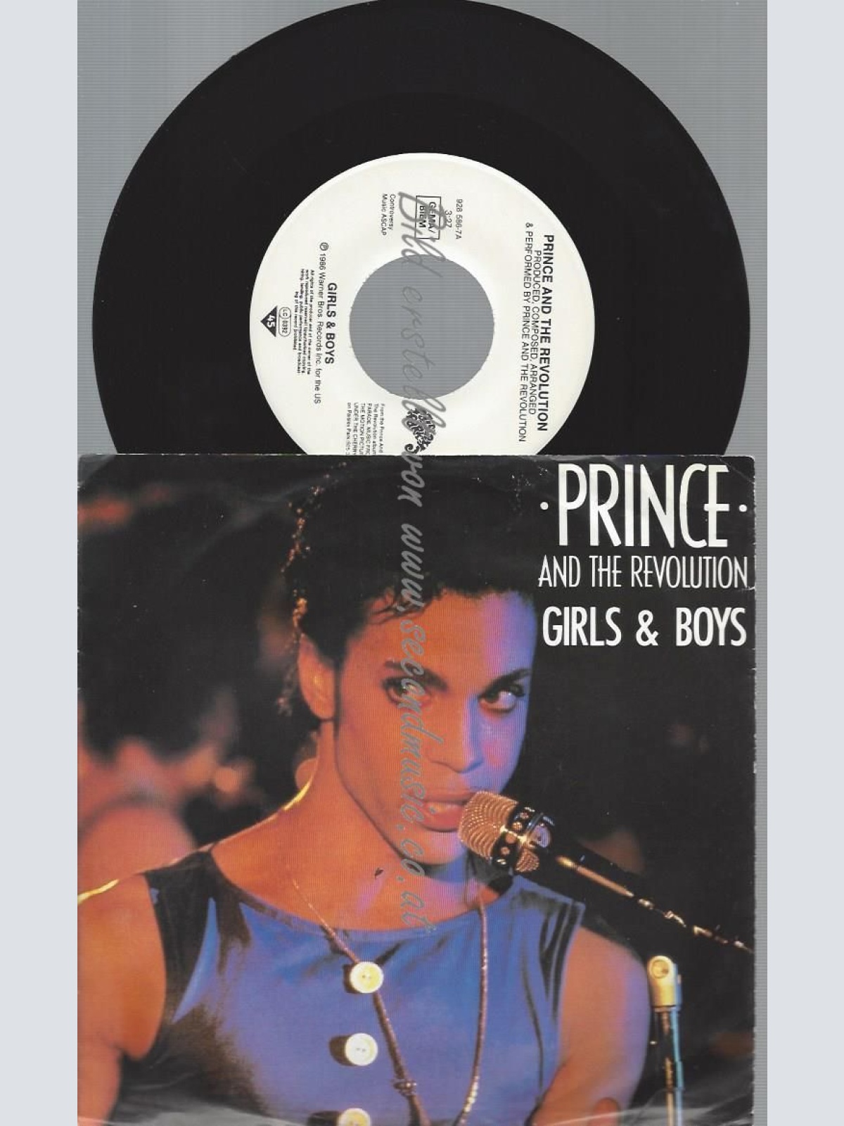 7"   Prince And The Revolution – Girls & Boys
