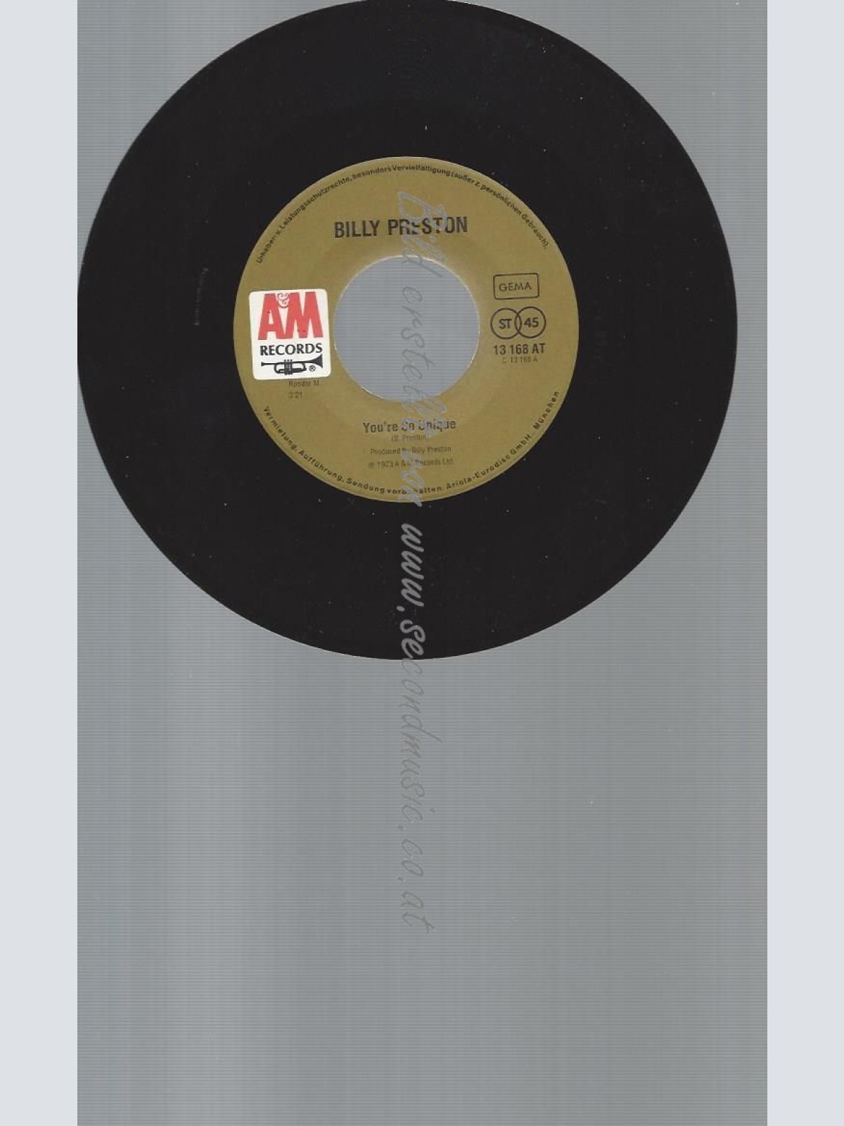 7"   Billy Preston – You're So Unique