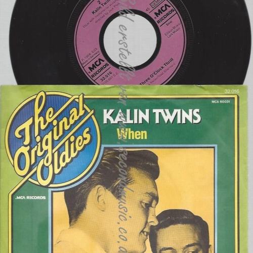7"  Kalin Twins  When // OLDIES
