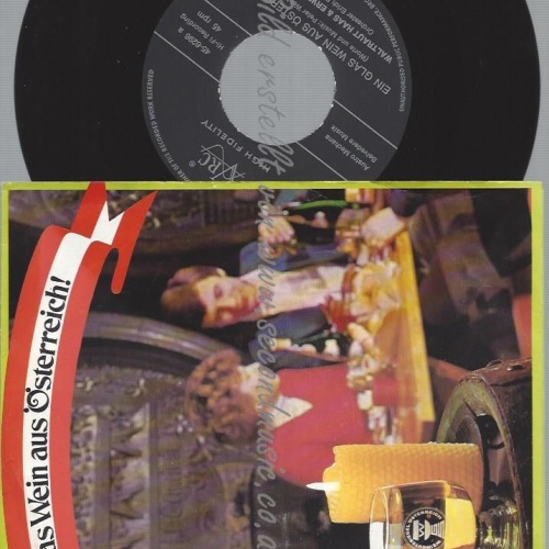 7"   Waltraut Haas & Erwin Strahl  Ein Glas Wein Aus Österreich