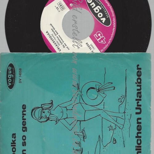 7"  DIE FRÖHLICHEN URLAUBER URLAUBSPOLKA