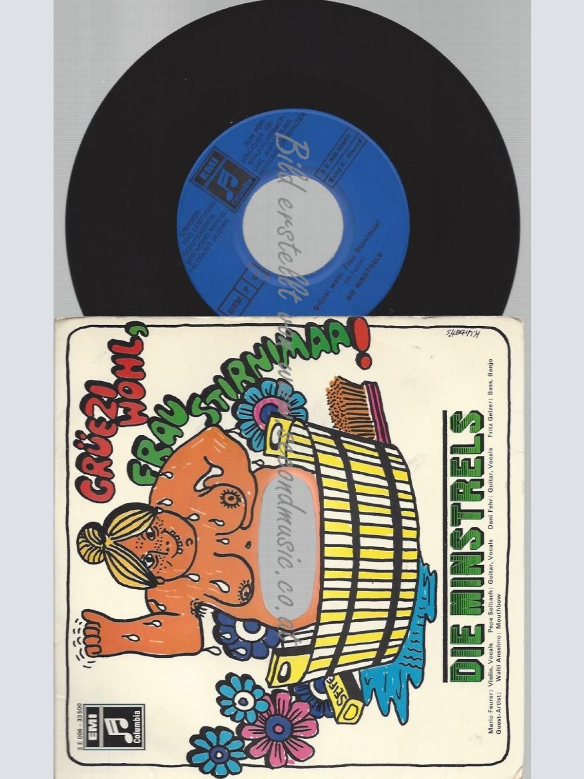 7"    Die Minstrels  Grüezi Wohl, Frau Stirnimaa!