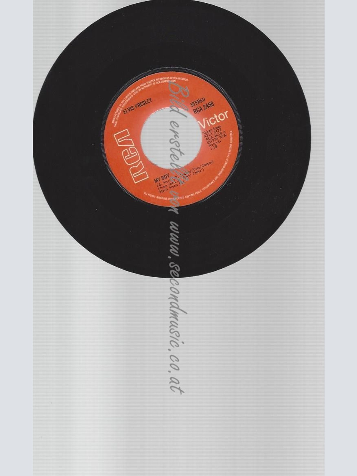 7"    Elvis Presley  My Boy  //UK