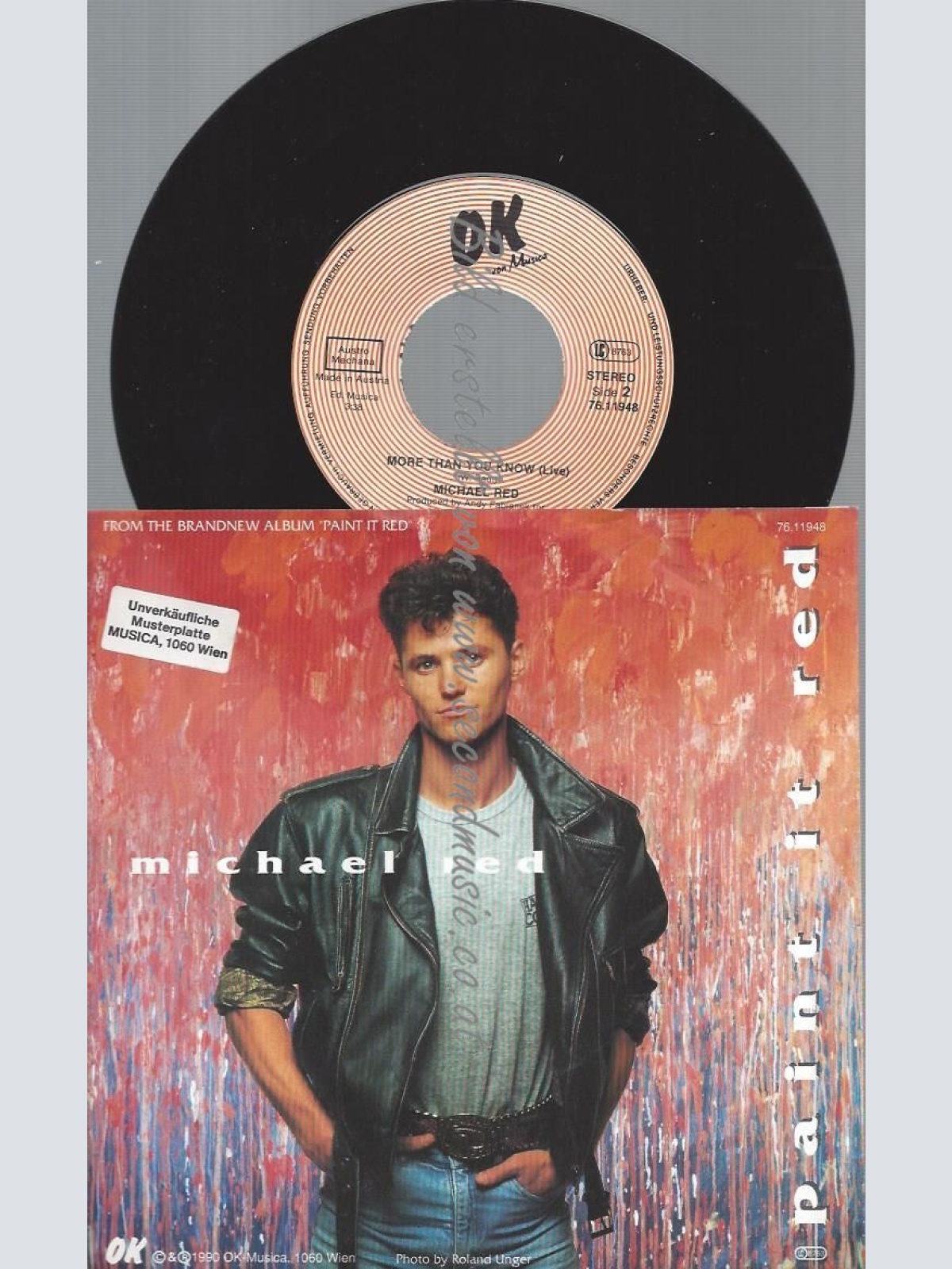 7"   MICHAEL RED //  PAINT IT RED // EWALD PFLEGER