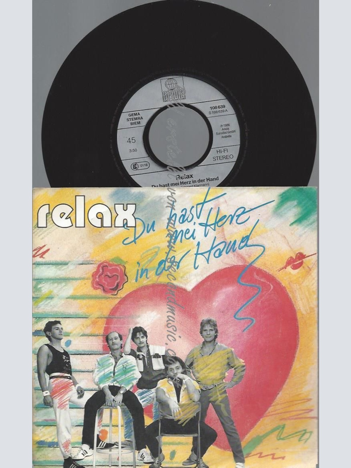 7" Relax   – Du Hast Mei Herz In Der Hand