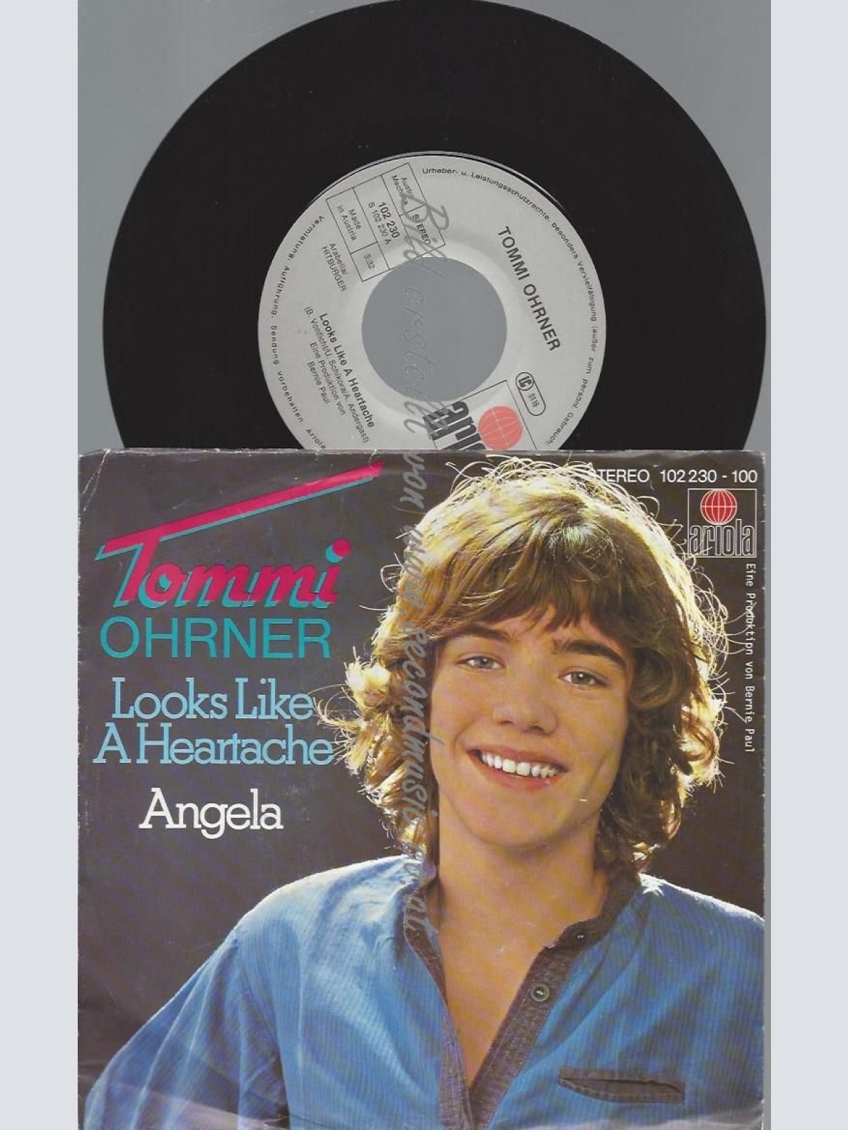 7"   Tommi Ohrner  Looks Like A Heartache