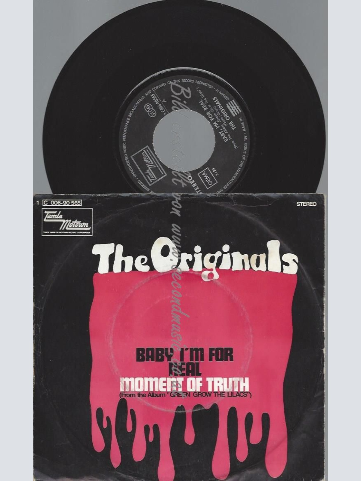 7"  The Originals – Baby, I'm For Real
