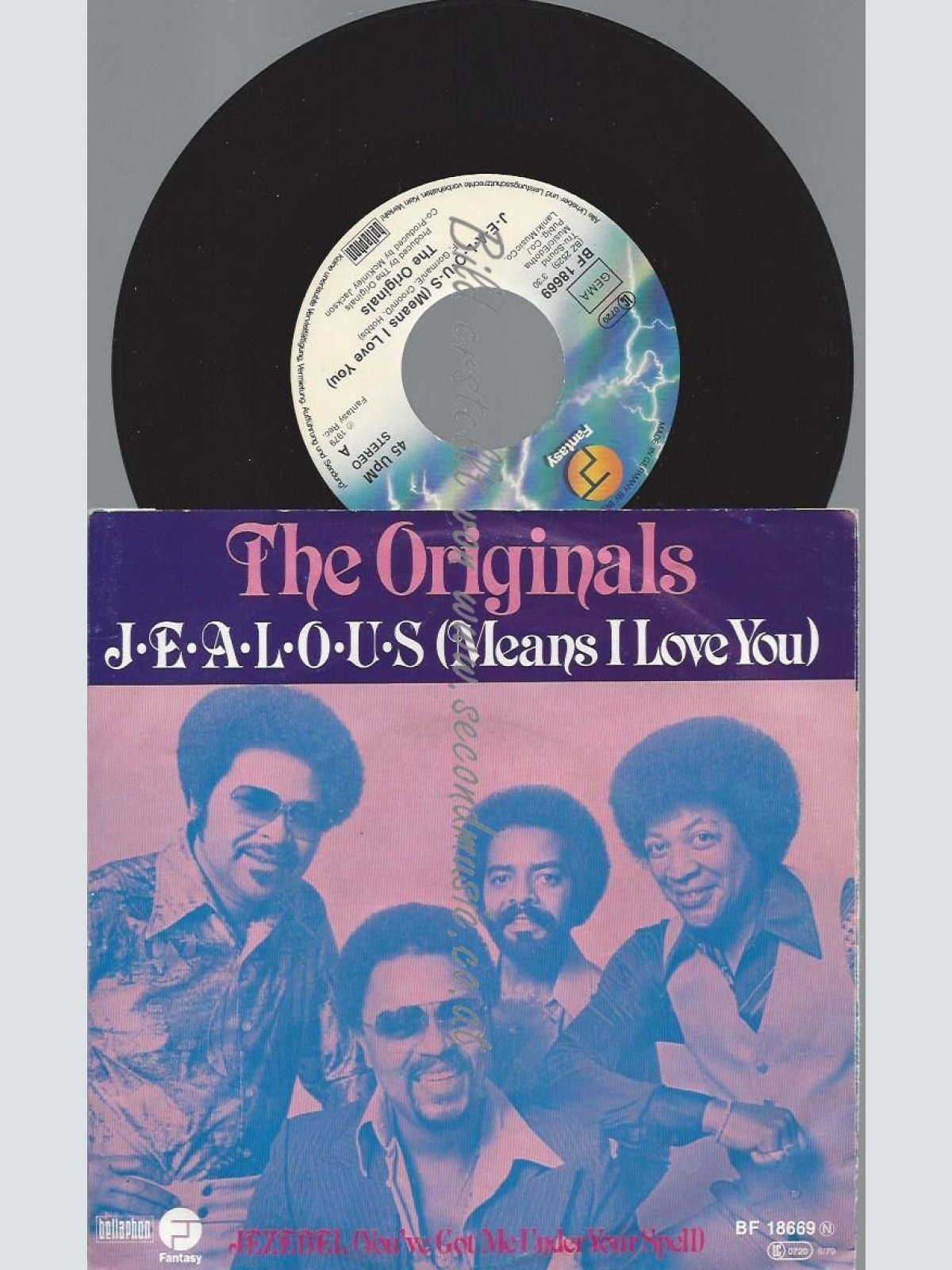7"   The Originals – J-E-A-L-O-U-S (Means I Love You)