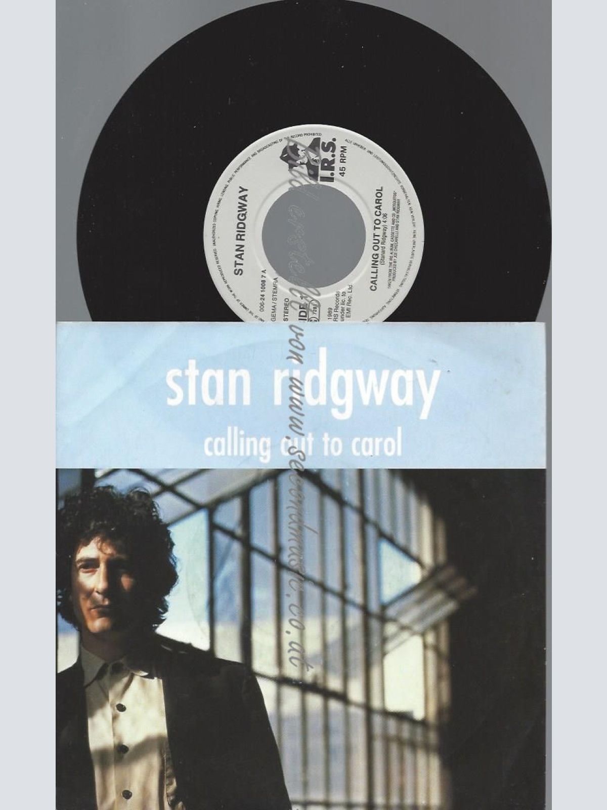 7"  Stan Ridgway  Calling Out To Carol