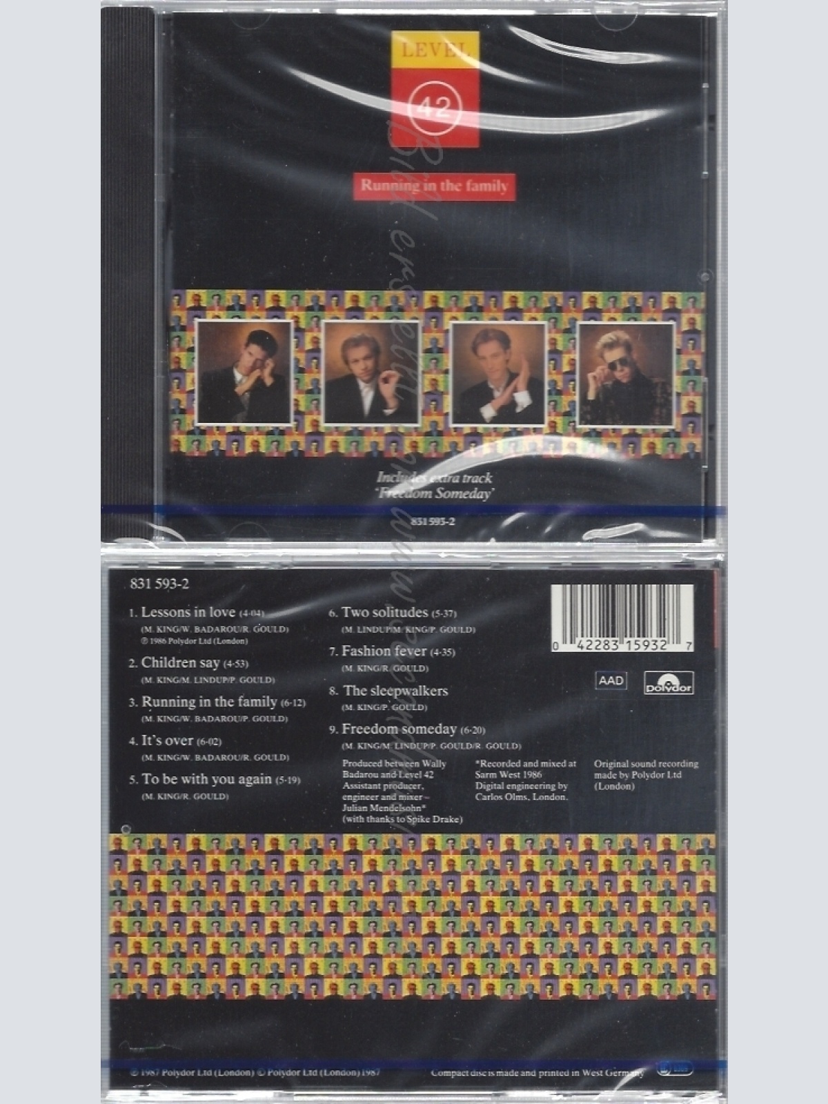 CD--NM-SEALED-LEVEL 42 -1987- -- RUNNING IN THE FAMILY