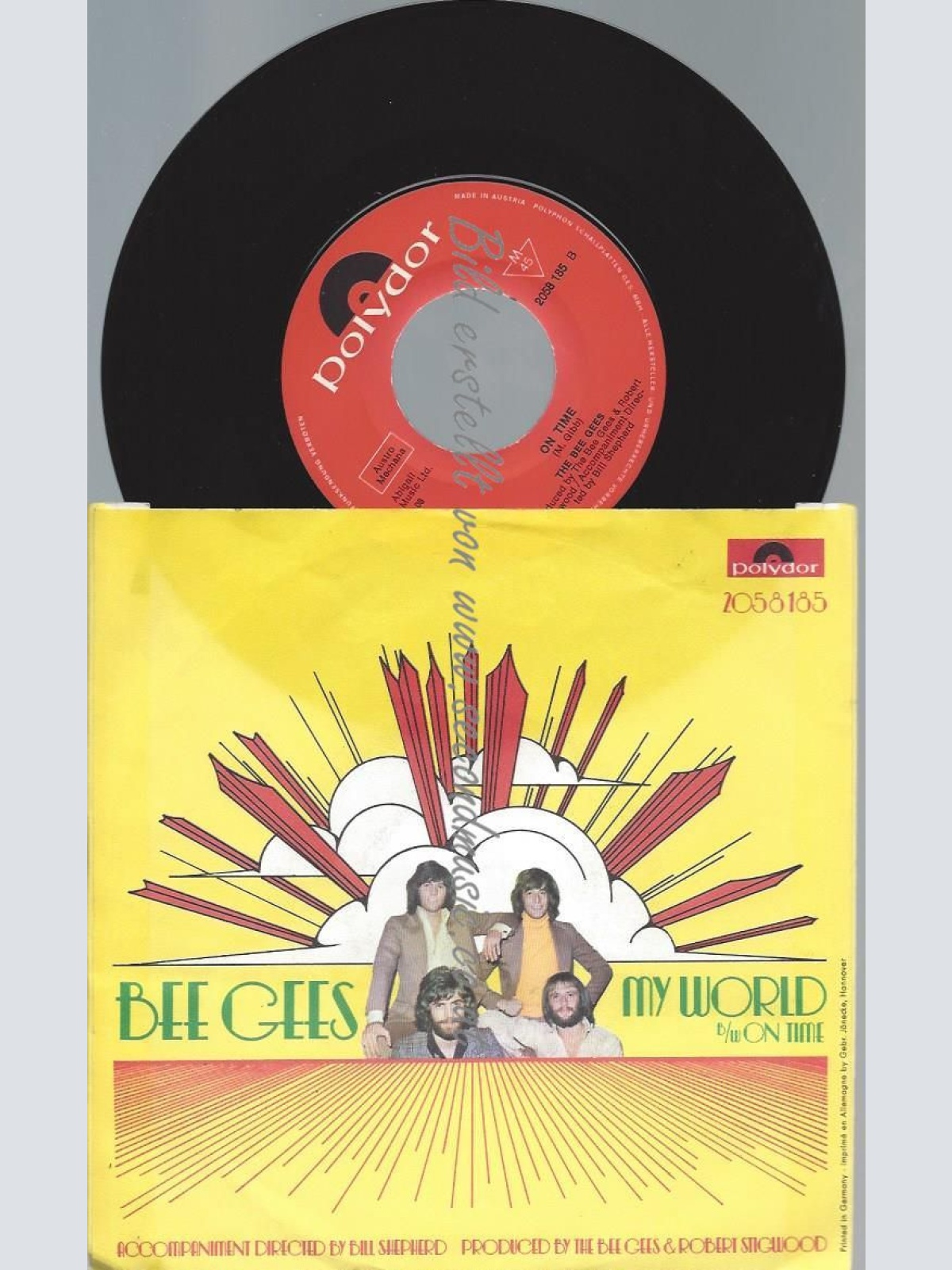 7"  Bee Gees – My World