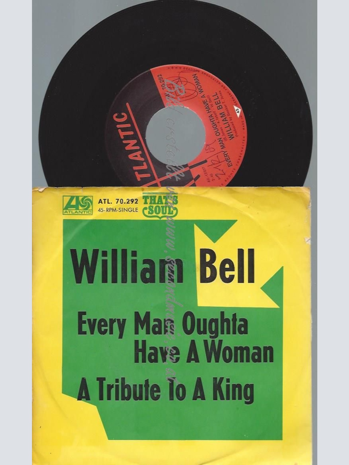7"   William Bell  A Tribute To A King