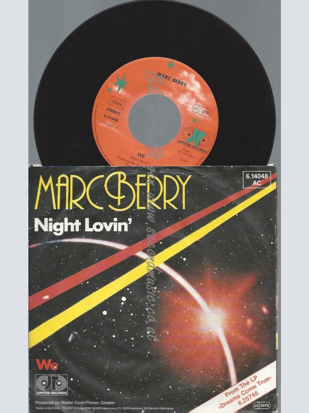 7"  Marc Berry  Night Lovin'